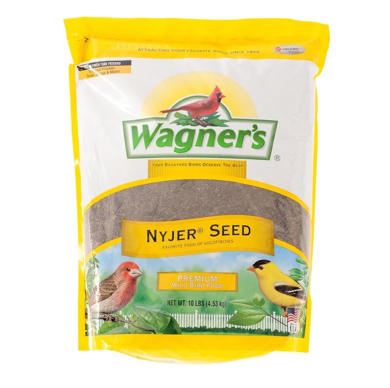 Wagner's 62050 Nyjer Seed Wild Bird Food, 10-Pound Bag - Image 1